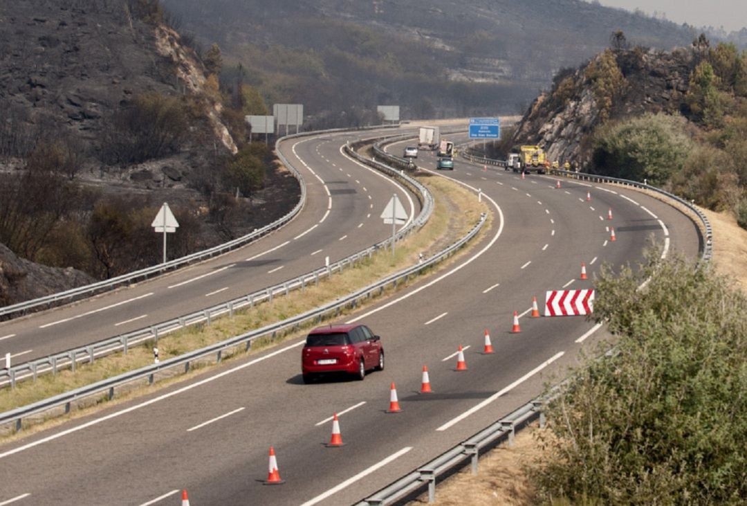 A-52, en la que se ha producido los dos accidentes A-52, en la que se ha producido los dos accidentes