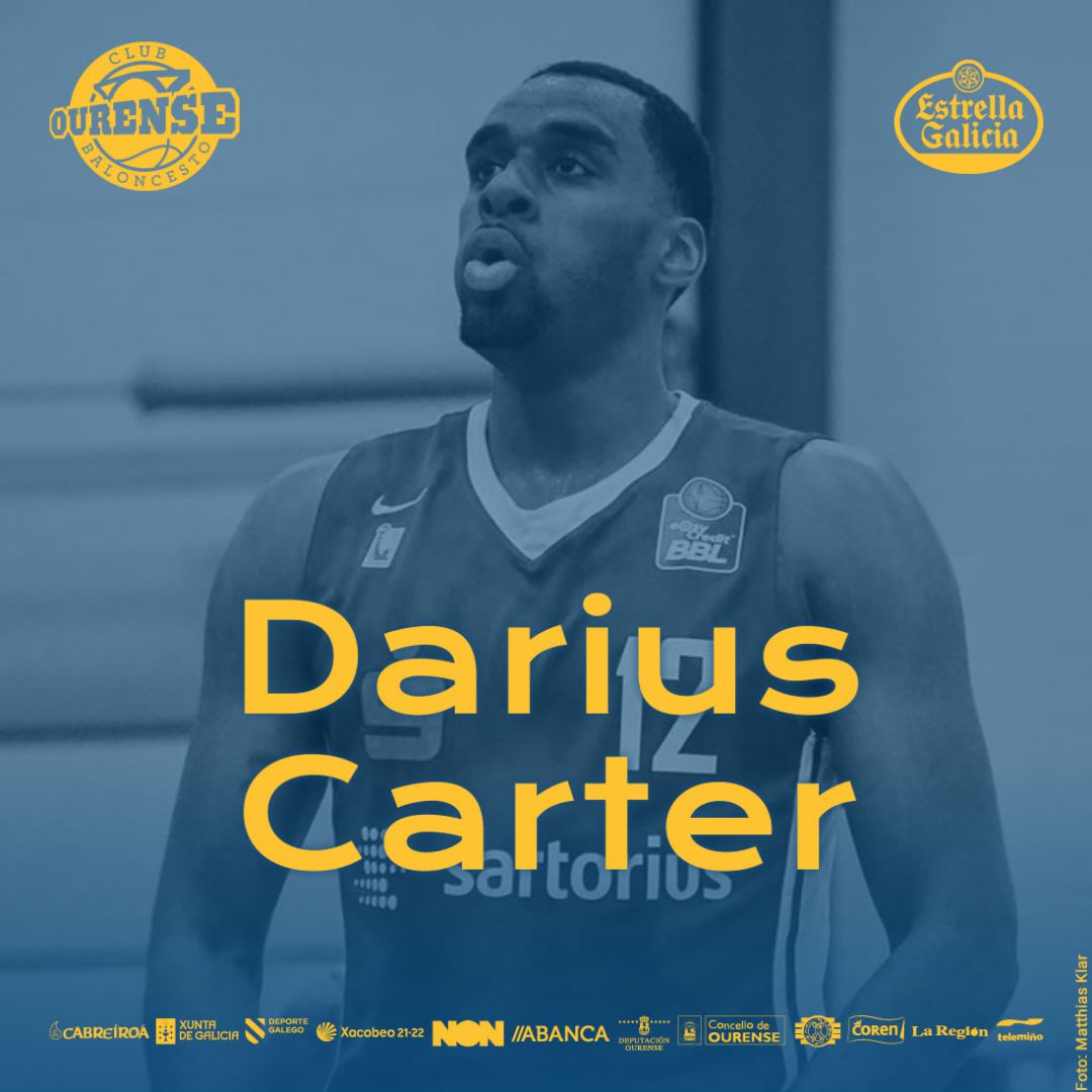 Carter, poderío interior para el Club Ourense Baloncesto Carter, poderío interior para el Club Ourense Baloncesto
