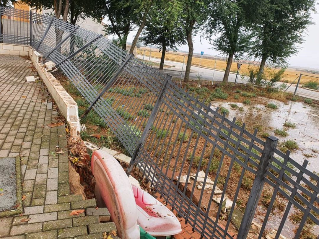 Daños causados por las tormentas en San Clemente Daños causados por las tormentas en San Clemente