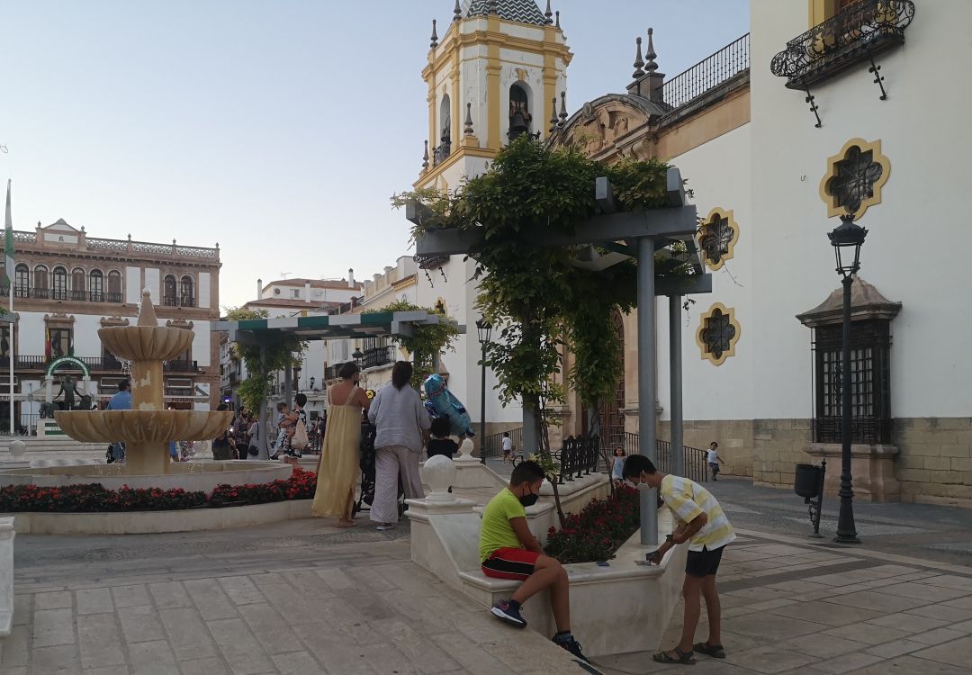 La plaza del Socorro es uno de los puntos más transitados de la ciudad La plaza del Socorro es uno de los puntos más transitados de la ciudad