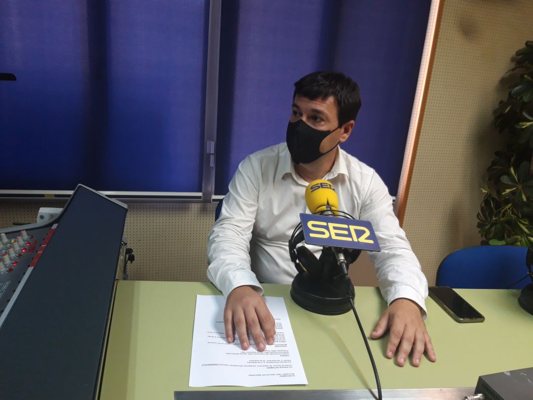 Nacho Reig, en la emisora. Nacho Reig, en la emisora.