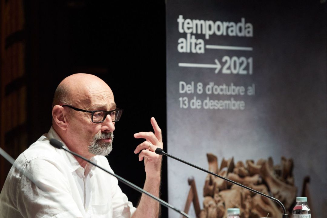 Salvador Sunyer durant la presentació Salvador Sunyer durant la presentació