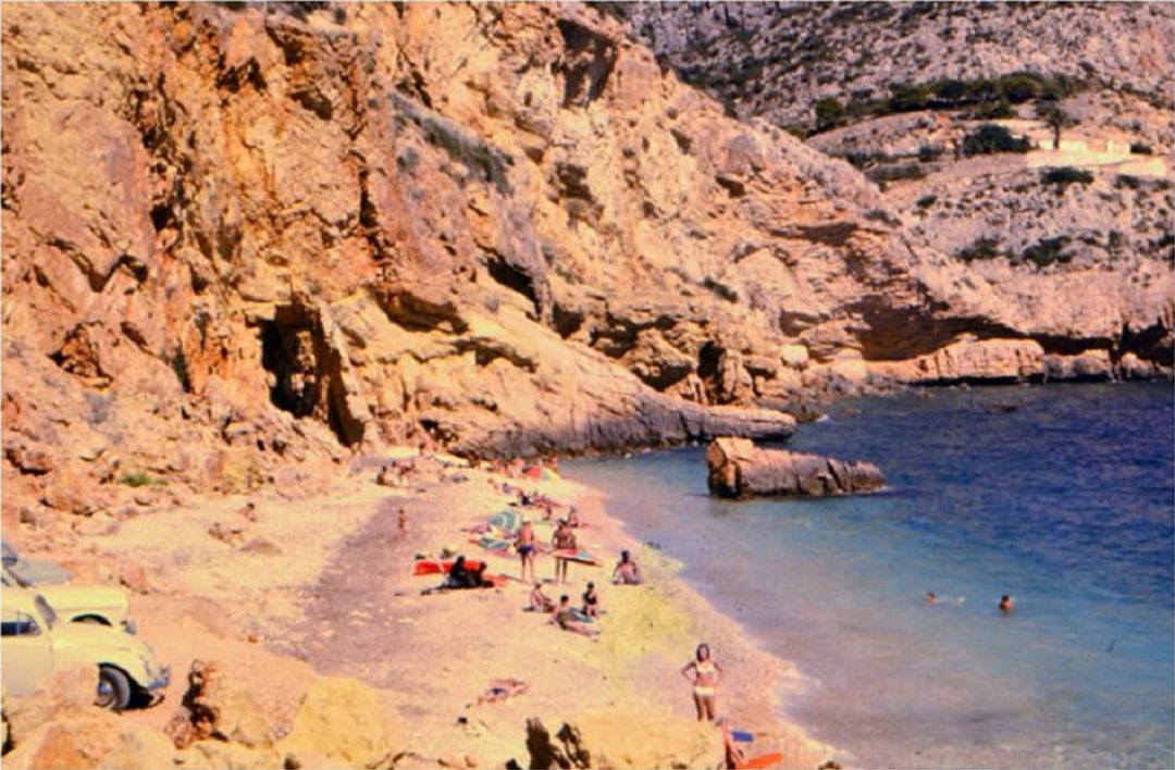 Imagen de archivo de la cala del Tangó. Imagen de archivo de la cala del Tangó.