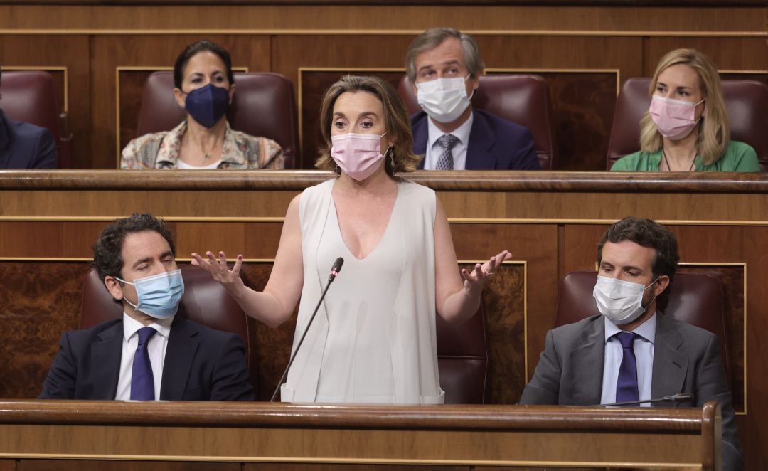 Cuca Gamarra en el congreso de los diputados junt a Pablo Casado Cuca Gamarra en el congreso de los diputados junt a Pablo Casado