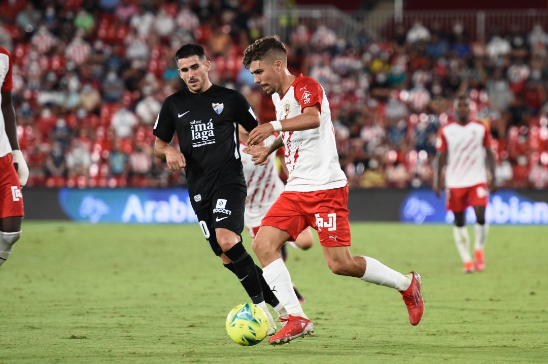Pozo en el partido ante el Málaga. Pozo en el partido ante el Málaga.