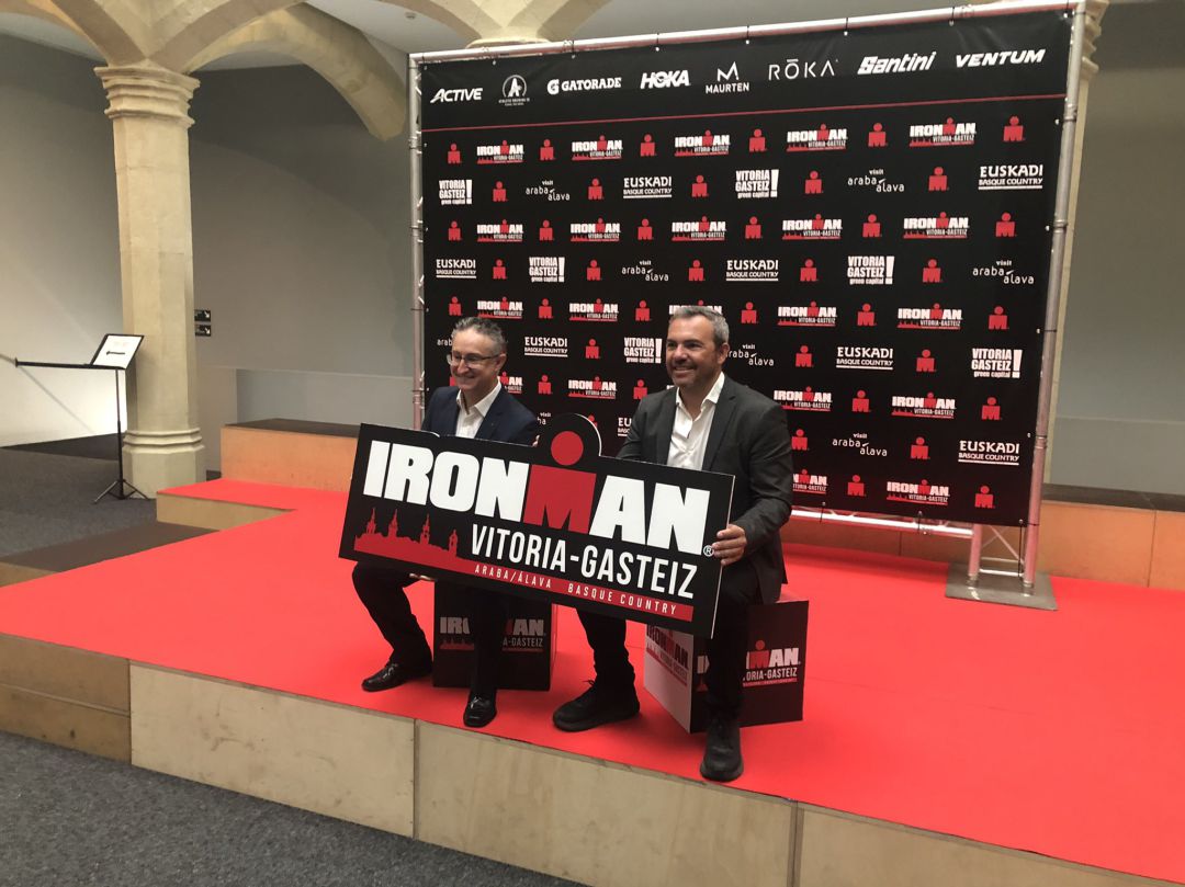 Presentación del Ironman de Vitoria. Presentación del Ironman de Vitoria.