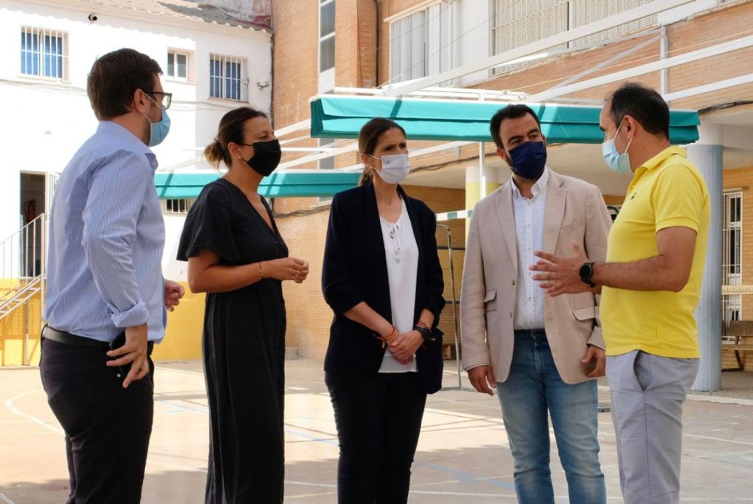 García Paine ha visitado este martes el colegio Vicente Espinel de Ronda García Paine ha visitado este martes el colegio Vicente Espinel de Ronda