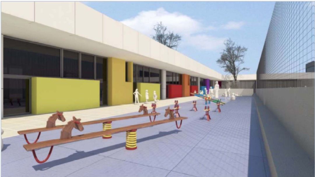 Infografía de obras en el Pou de la Muntanya. Infografía de obras en el Pou de la Muntanya.