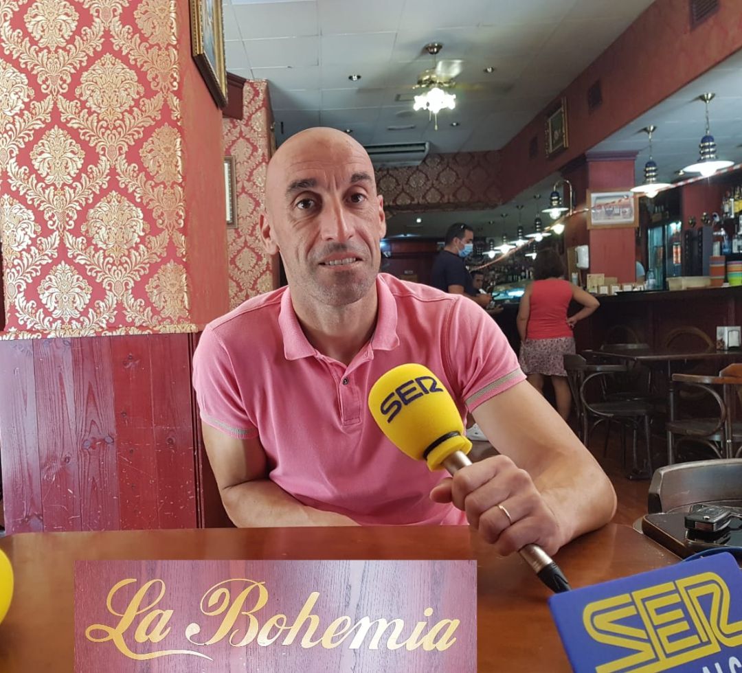 José Juan, portero del Alcoyano en La Bohemia José Juan, portero del Alcoyano en La Bohemia