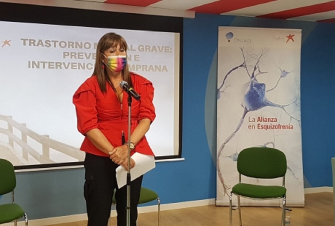 La consejera de Sanidad, Sira Repollés, durante su intervención en el Hospital Miguel Servet La consejera de Sanidad, Sira Repollés, durante su intervención en el Hospital Miguel Servet