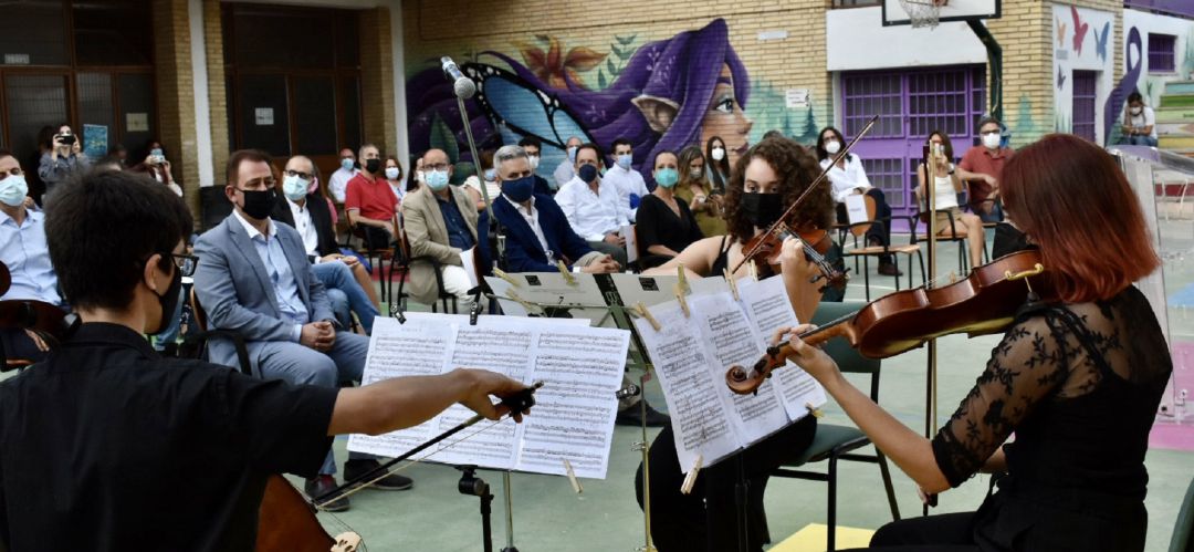 Actuación de inicio de curso del conservatorio de música. Actuación de inicio de curso del conservatorio de música.