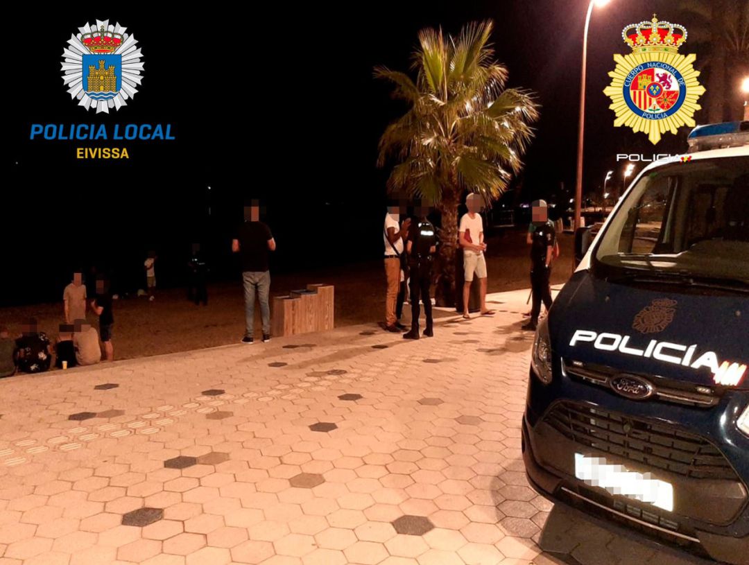 Actuación policial anoche Actuación policial anoche