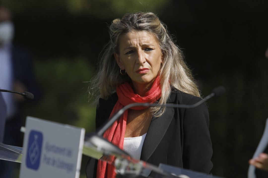 La vicepresidenta segunda y ministra de Trabajo y Economía Social, Yolanda Díaz, durante su visita al espacio protegido de la Ricarda La vicepresidenta segunda y ministra de Trabajo y Economía Social, Yolanda Díaz, durante su visita al espacio protegido de la Ricarda