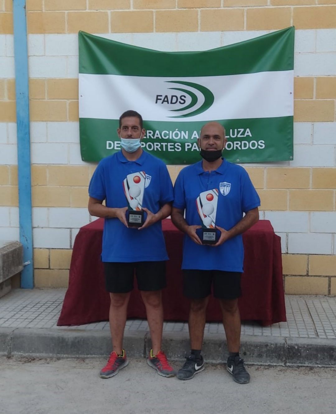 Pareja ganadora del Campeonato de Petanca Pareja ganadora del Campeonato de Petanca