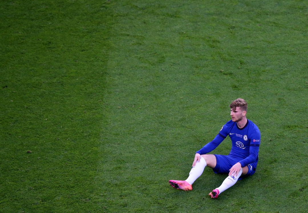 Werner, durante el partido de la final de la Champions ante el City Werner, durante el partido de la final de la Champions ante el City