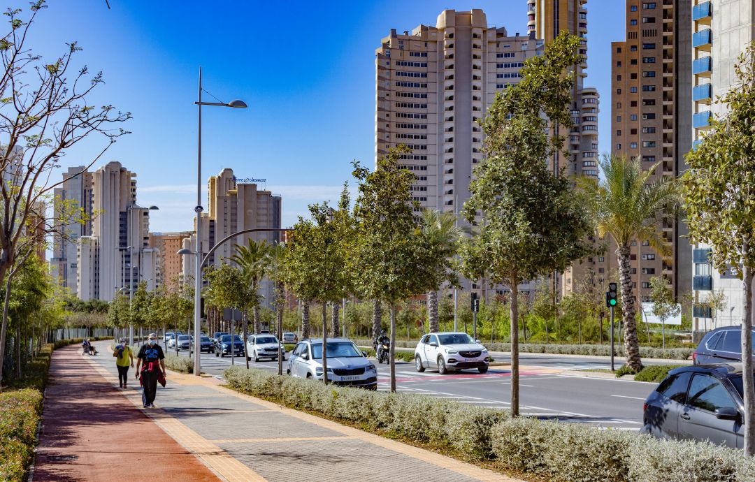 Benidorm registró durante agosto más tráfico que antes de la pandemia Benidorm registró durante agosto más tráfico que antes de la pandemia