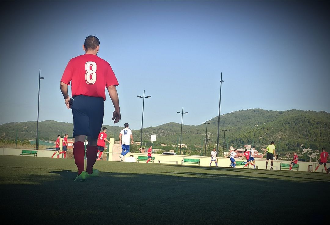 Lance del aprtido entre el Villalonga CF y el CF Piles Lance del aprtido entre el Villalonga CF y el CF Piles