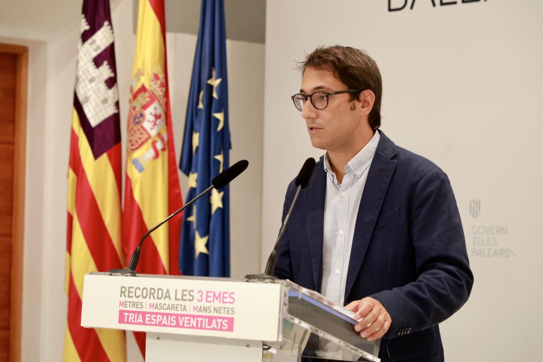 Iago Negueruela, portavoz del Govern balear Iago Negueruela, portavoz del Govern balear