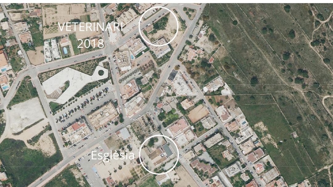 Zona de las obras Zona de las obras