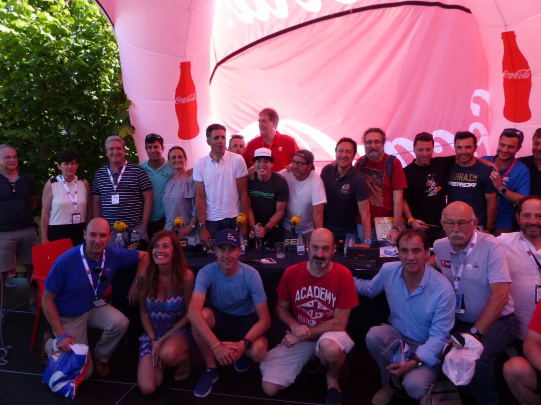 Foto del programa de SER Aventureros en la Quebrantahuesos de 2018 Foto del programa de SER Aventureros en la Quebrantahuesos de 2018