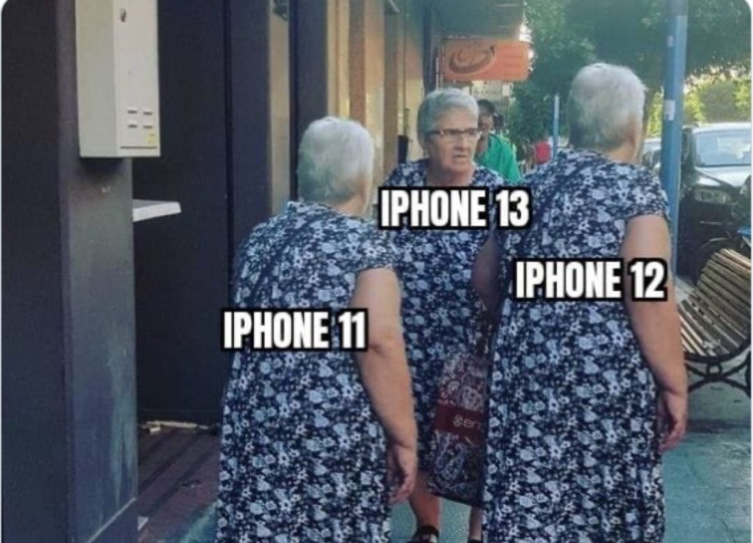 Uno de los memes más compartidos en redes tras el lanzamiento del Iphone 13 Uno de los memes más compartidos en redes tras el lanzamiento del Iphone 13
