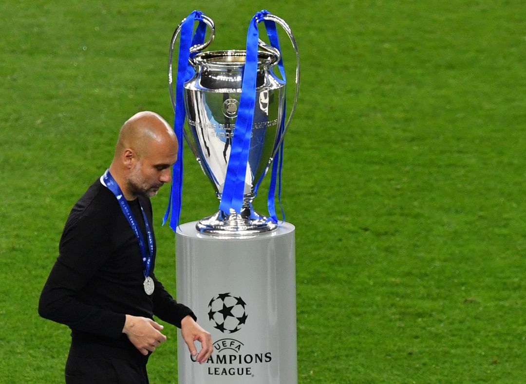 Guardiola pasa por delante de la Champions, después de perder la final contra el Chelsea la pasada campaña Guardiola pasa por delante de la Champions, después de perder la final contra el Chelsea la pasada campaña