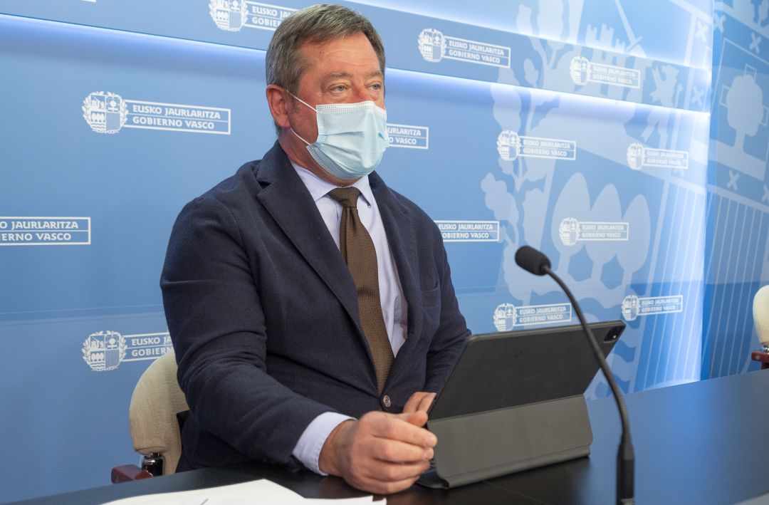 Bingen Zupiria, portavoz del Gobierno vasco Bingen Zupiria, portavoz del Gobierno vasco