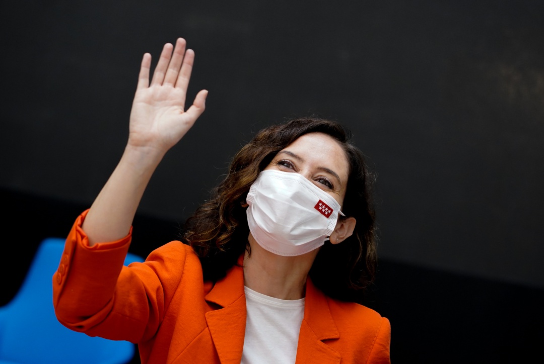 Isabel Díaz Ayuso, este miércoles, en un acto empresarial Isabel Díaz Ayuso, este miércoles, en un acto empresarial
