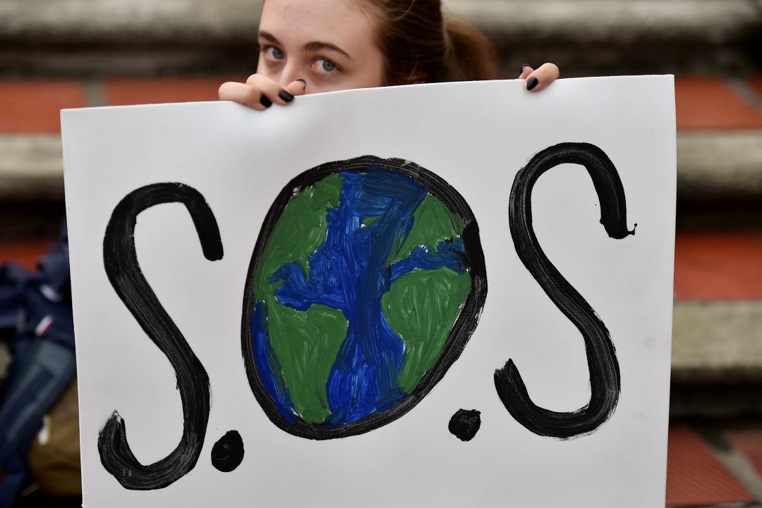 Protesta contra el cambio climático en 2019. Protesta contra el cambio climático en 2019.