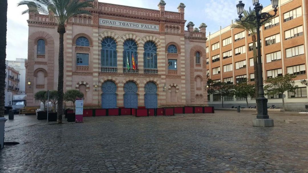 Archivo - Fachada del Teatro Falla (archivo) Archivo - Fachada del Teatro Falla (archivo)