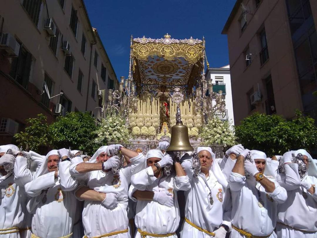 Procesión en la Semana Santa del año 2019 en Málaga Procesión en la Semana Santa del año 2019 en Málaga