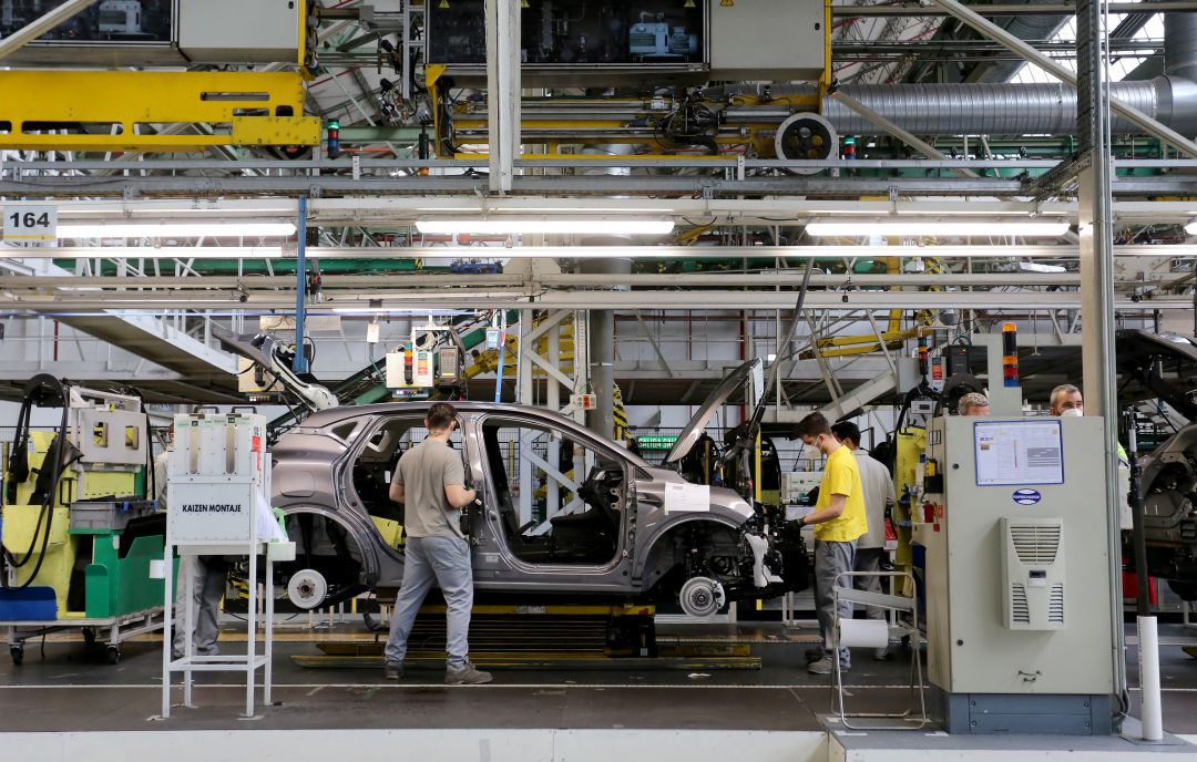 Imagen de archivo de la factoría de Renault Imagen de archivo de la factoría de Renault