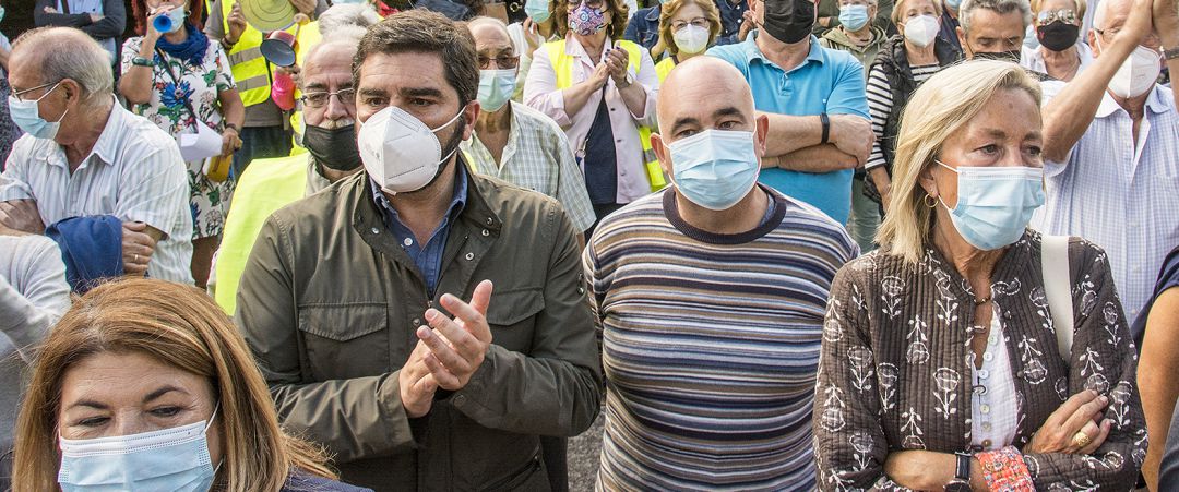Concejales del PP participaron en la protesta Concejales del PP participaron en la protesta