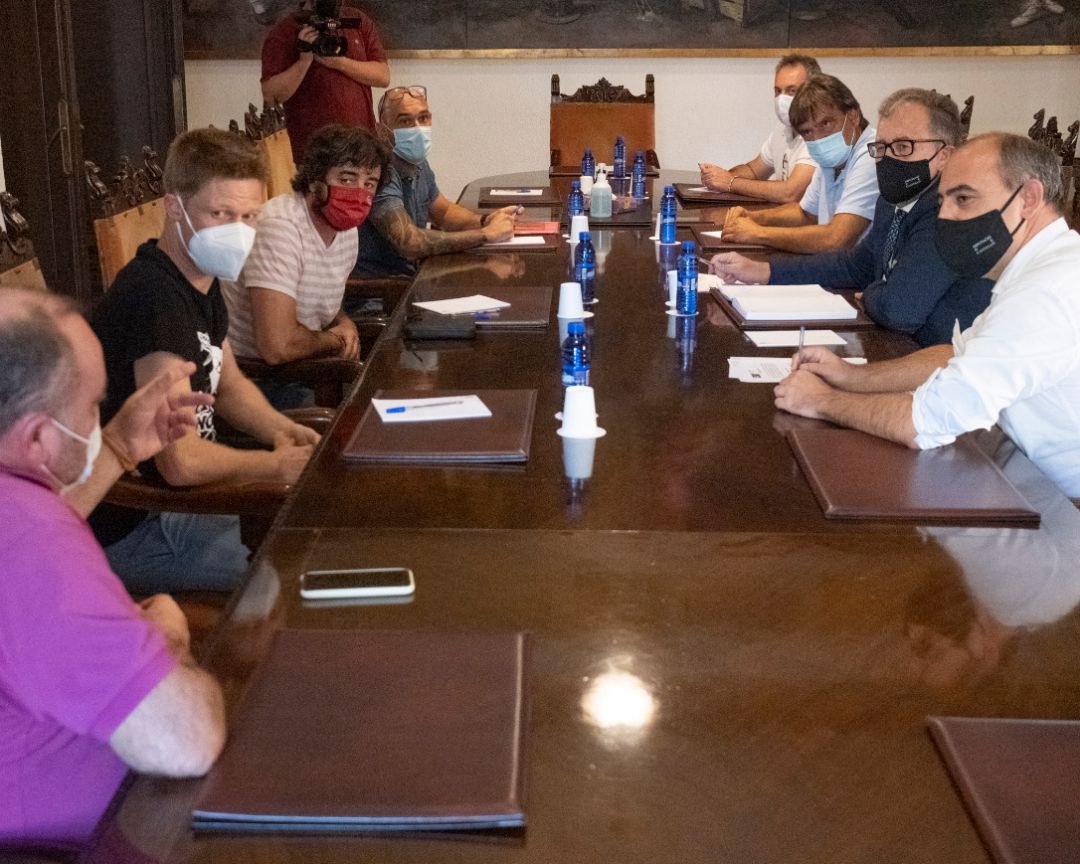 Imagen de la reunión de la Diputación con Borriol, Adzeneta y Sant Joan de Moró Imagen de la reunión de la Diputación con Borriol, Adzeneta y Sant Joan de Moró