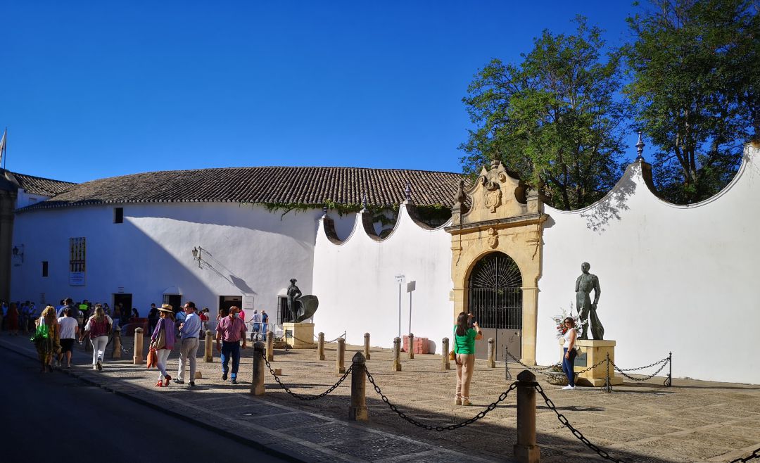Inmediaciones de la plaza de toros de Ronda el pasado 4 de septiembre Inmediaciones de la plaza de toros de Ronda el pasado 4 de septiembre