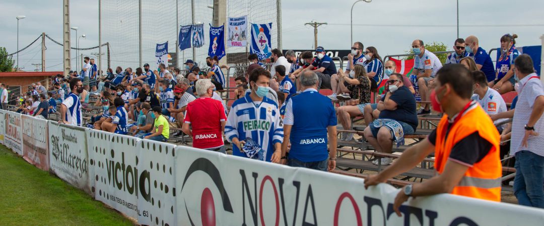 La afición del Depor en Calahorra La afición del Depor en Calahorra