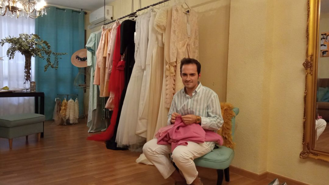 José Antonio Rabadán, en su atelier de Puertollano José Antonio Rabadán, en su atelier de Puertollano
