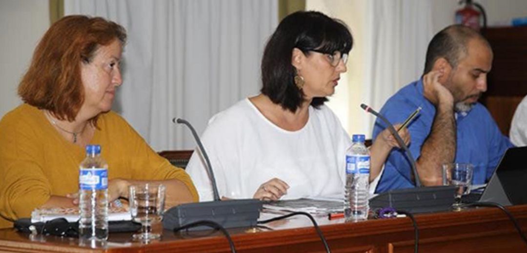Grupo Lanzarote en Pie en el Ayuntamiento de Arrecife. Grupo Lanzarote en Pie en el Ayuntamiento de Arrecife.
