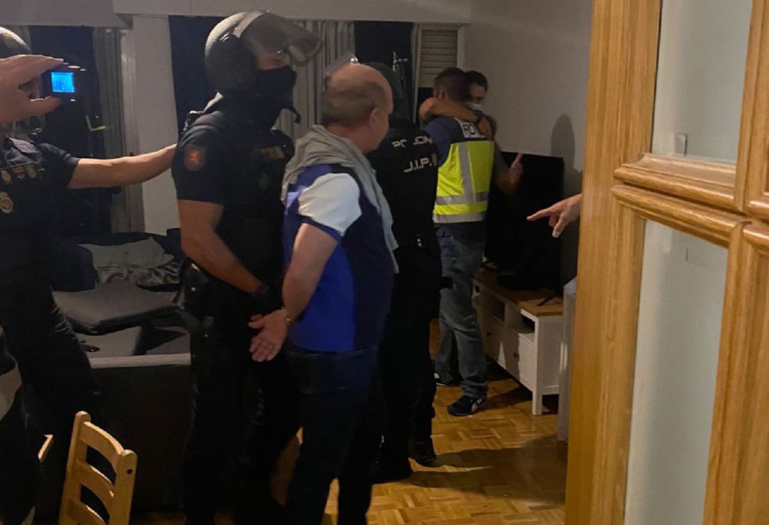 Imagen de la detención del 'Pollo' Carvajal. Imagen de la detención del 'Pollo' Carvajal.