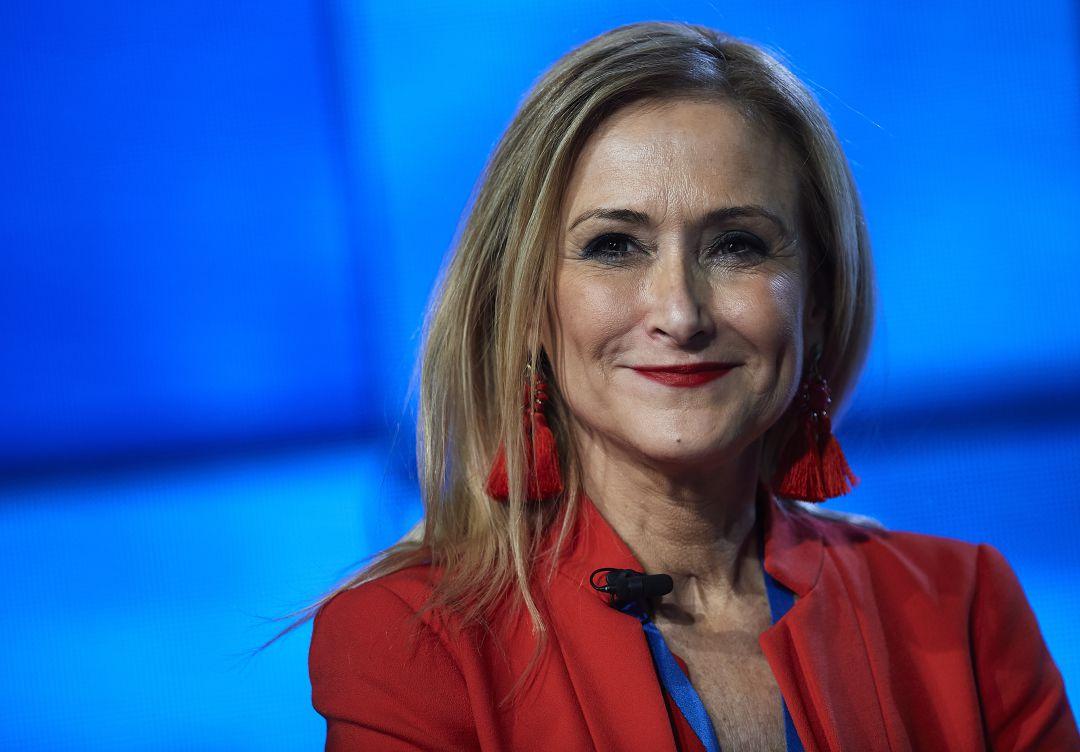 Cristina Cifuentes, en la convención nacional del PP, en 2018. Cristina Cifuentes, en la convención nacional del PP, en 2018.