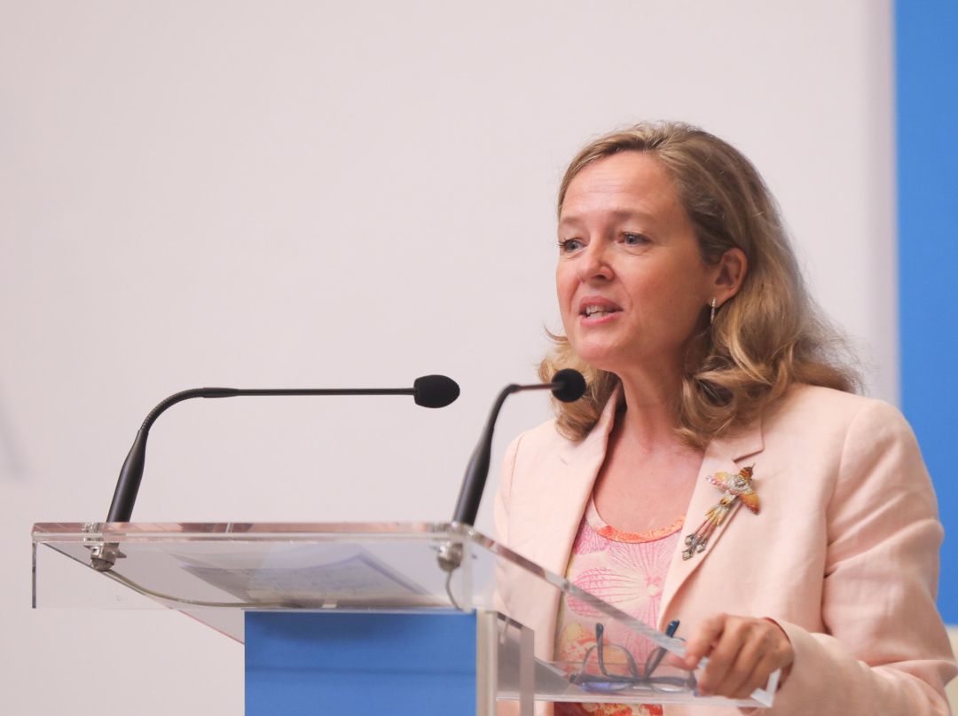 La vicepresidenta primera del Gobierno y ministra de Asuntos Económicos y Transformación Digital, Nadia Calviño. La vicepresidenta primera del Gobierno y ministra de Asuntos Económicos y Transformación Digital, Nadia Calviño.