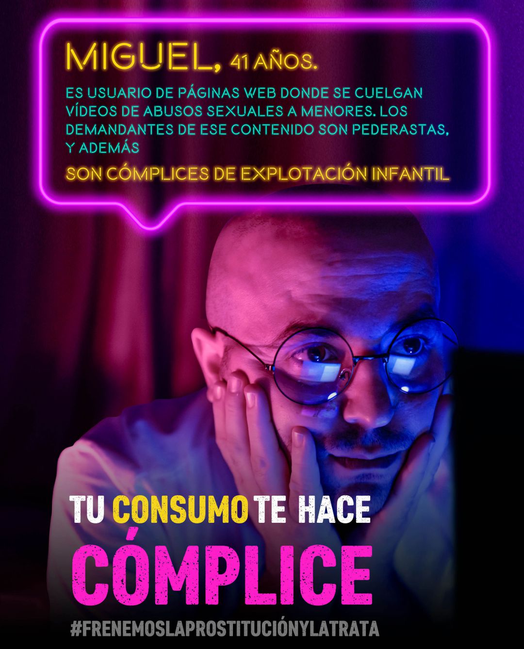 Una de las imágenes de la campaña contra la explotación sexual del Ayuntamiento de Burgos Una de las imágenes de la campaña contra la explotación sexual del Ayuntamiento de Burgos