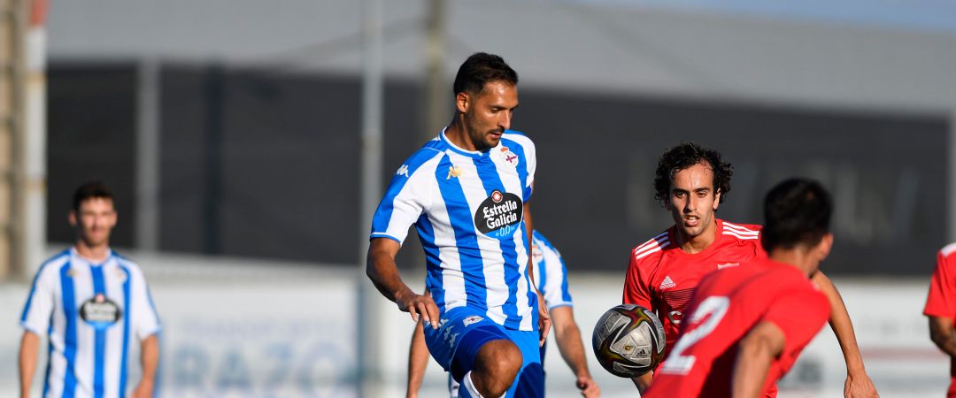 El Deportivo en un partido de pretemporada El Deportivo en un partido de pretemporada