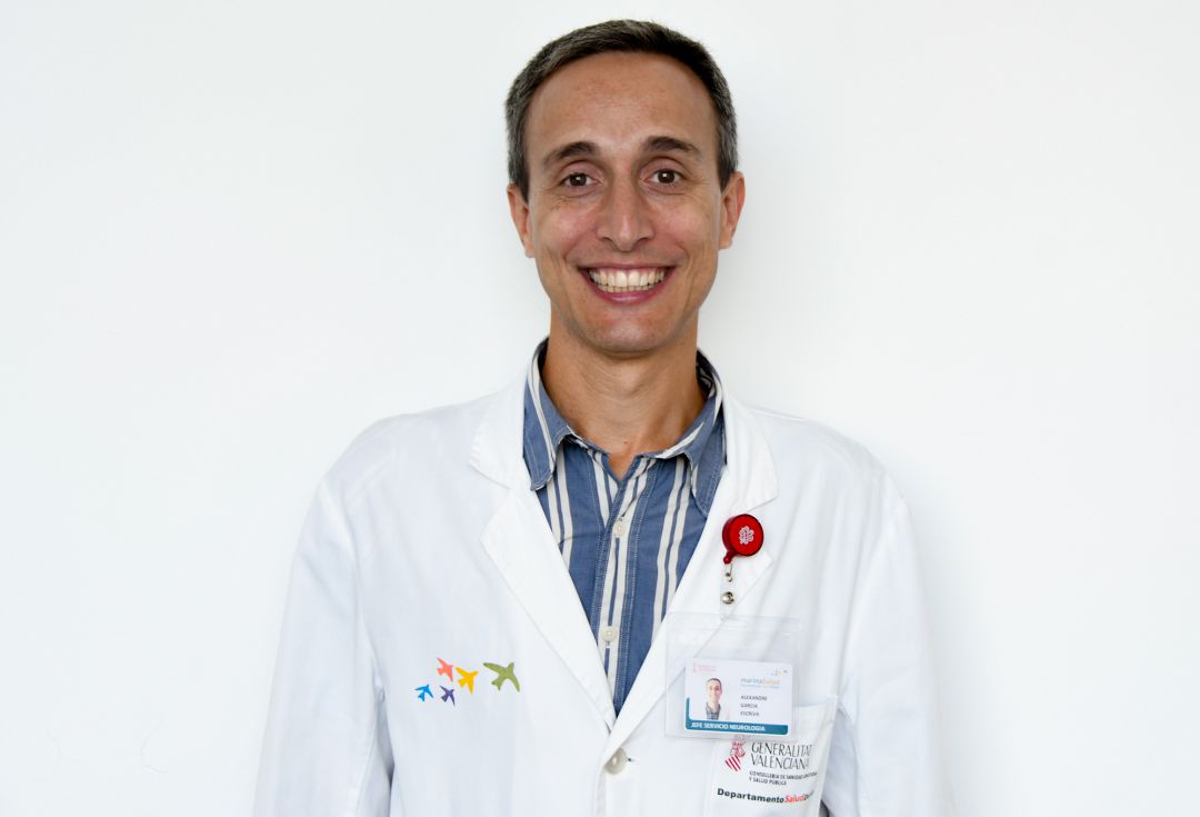 El Dr. Alejandro García, Jefe de Neurología del Hospital de Dénia. El Dr. Alejandro García, Jefe de Neurología del Hospital de Dénia.