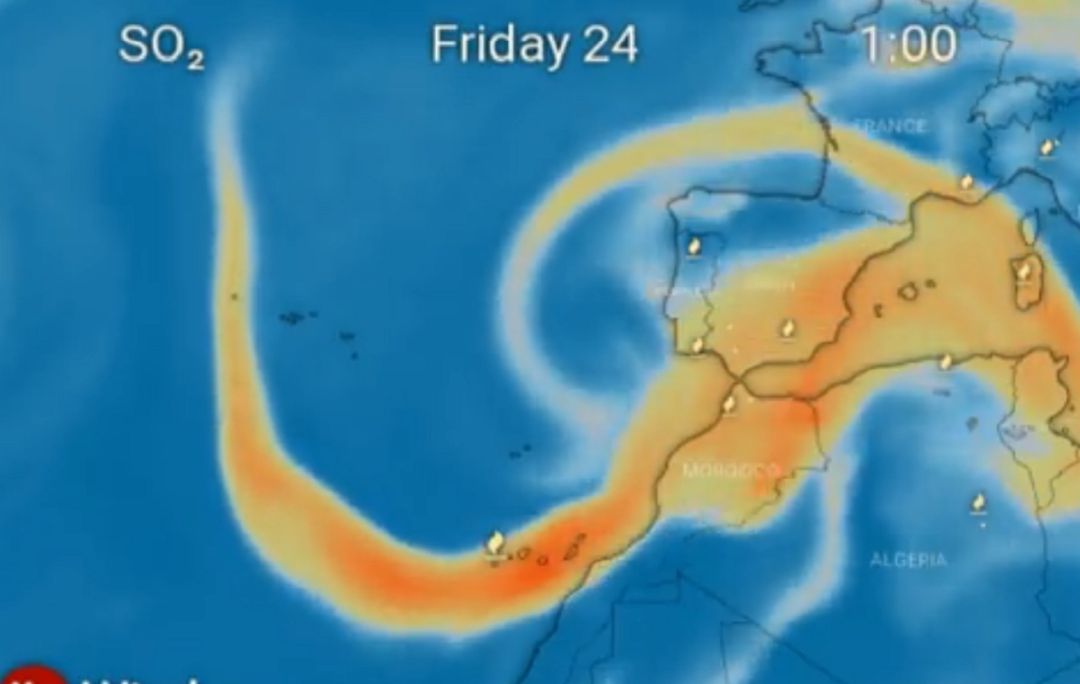 Los satélites del programa Copernicus de la UE están haciendo un seguimiento de las emisiones provocadas por la erupción Los satélites del programa Copernicus de la UE están haciendo un seguimiento de las emisiones provocadas por la erupción