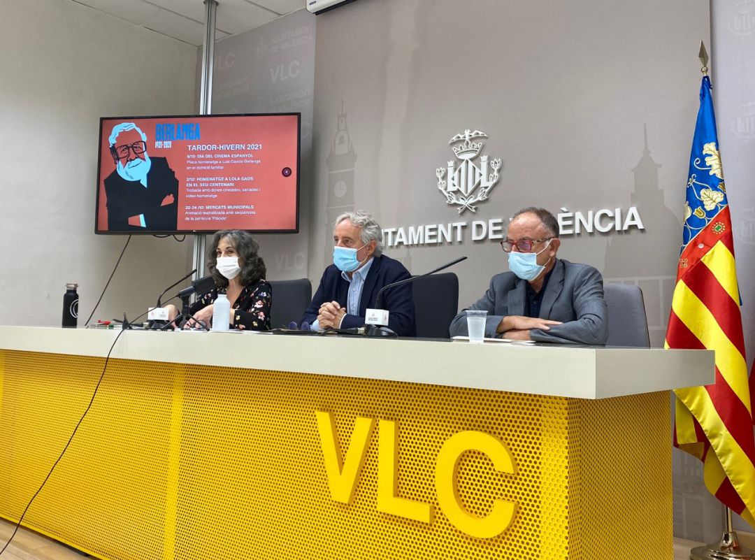 El concejal de Turismo e Internacionalización, Emiliano García, durante la presentación de los actos del Año Berlanga El concejal de Turismo e Internacionalización, Emiliano García, durante la presentación de los actos del Año Berlanga