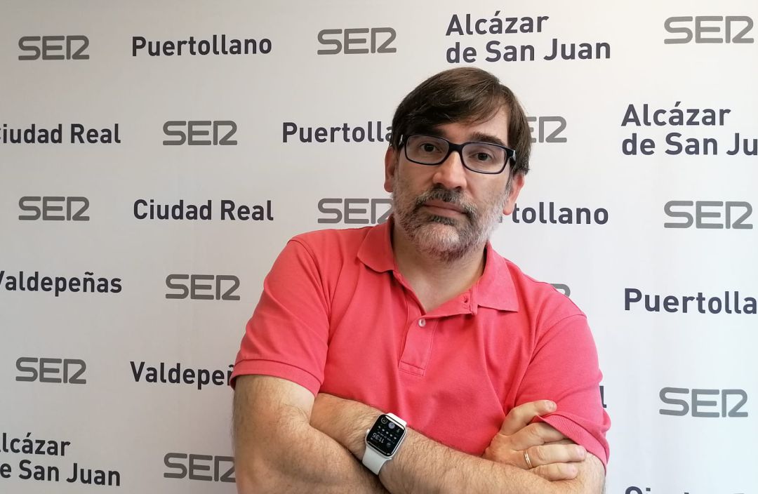Manuel Rayo, en los estudios de SER Ciudad Real Manuel Rayo, en los estudios de SER Ciudad Real