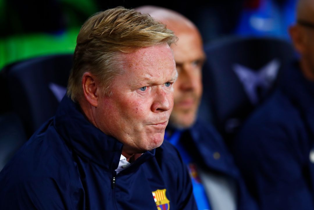 Ronald Koeman, durante un partido de la presente temporada Ronald Koeman, durante un partido de la presente temporada