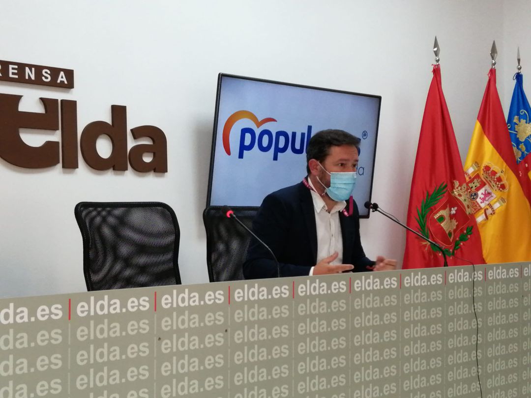 Fran Muñoz, portavoz del PP en Elda Fran Muñoz, portavoz del PP en Elda