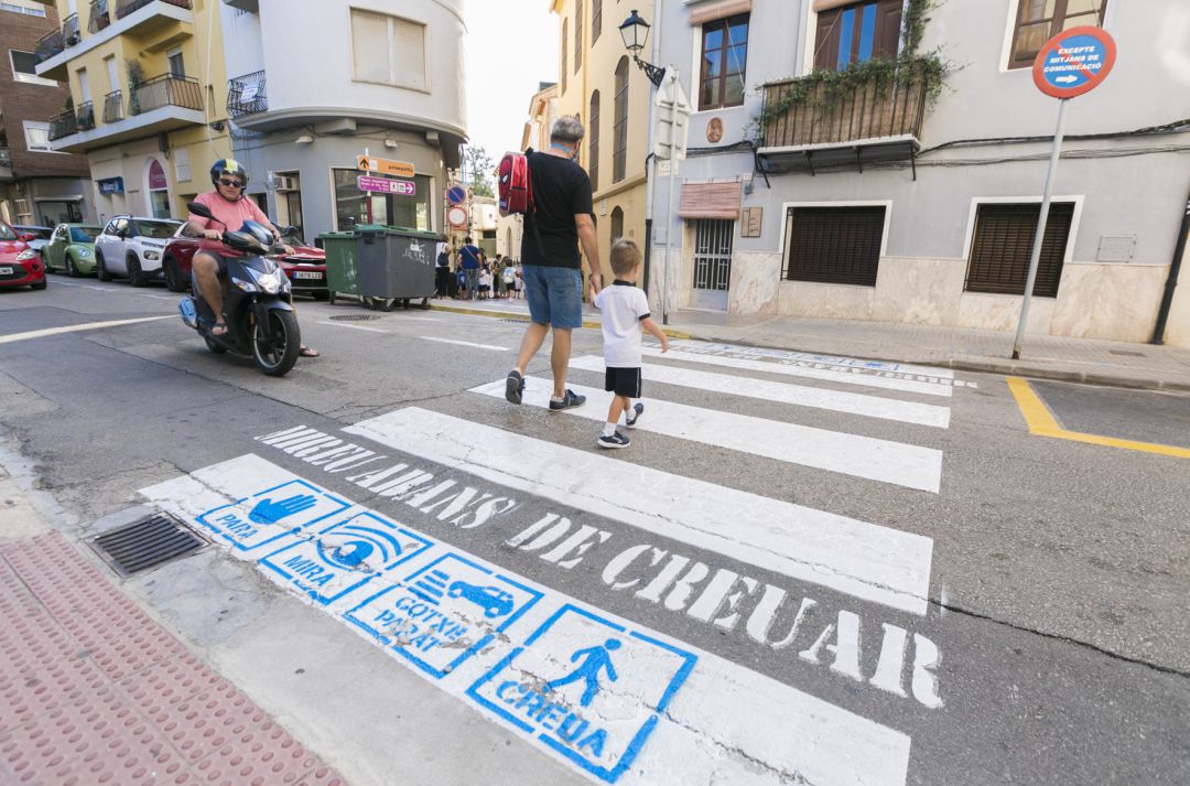 Pasos de peatones especiales en Gandia Pasos de peatones especiales en Gandia